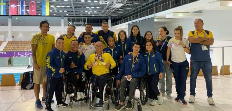 Con 25 medallas, Colombia arrasó en el Mundial de Para Natación en Berlín