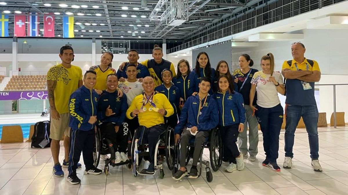 Con 25 medallas, Colombia arrasó en el Mundial de Para Natación en Berlín