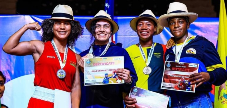 Colombia obtuvo diez medallas en el Continental de Boxeo en Ecuador