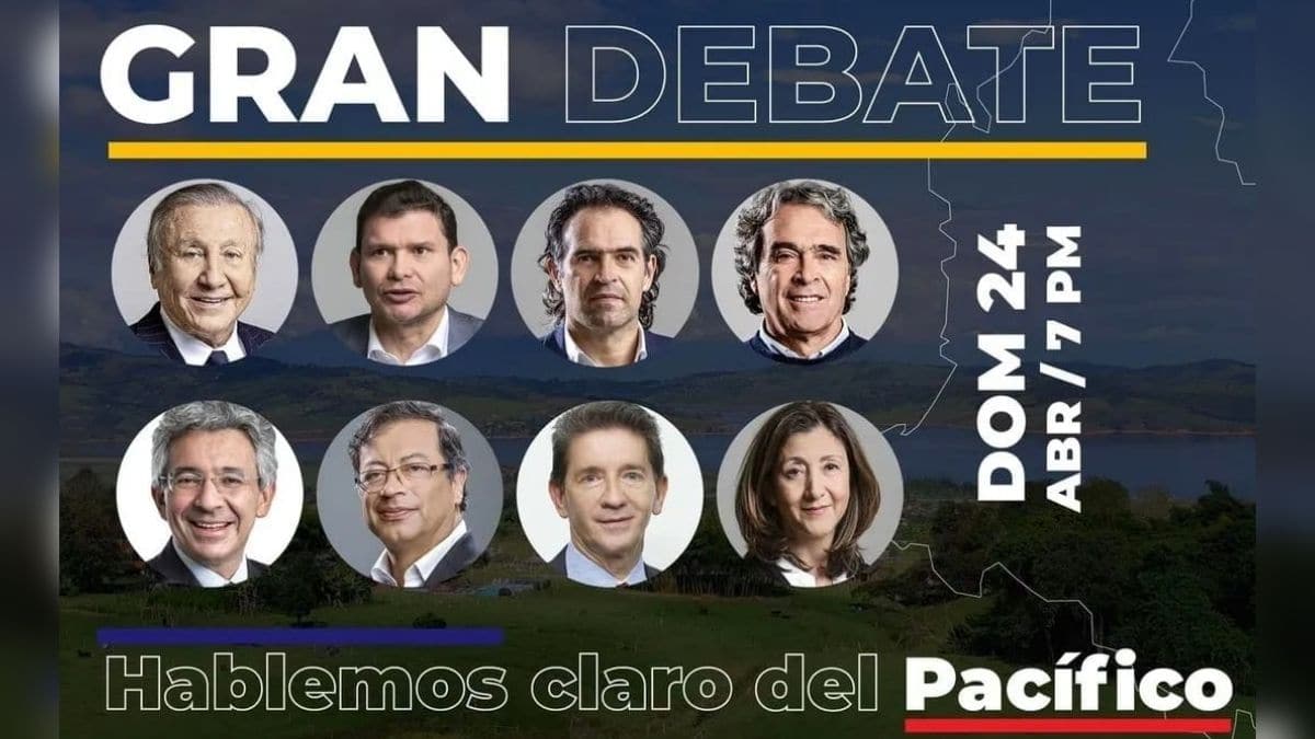Reviva el debate del Pacífico con candidatos a la presidencia de Colombia