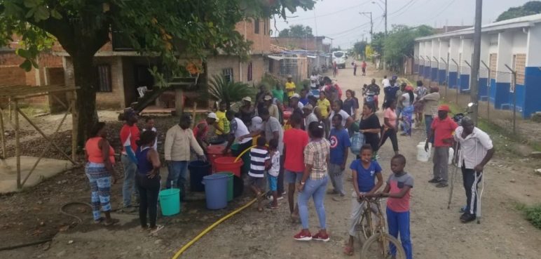 Siete corregimientos en Jamundí llevan más de 15 días sin agua potable
