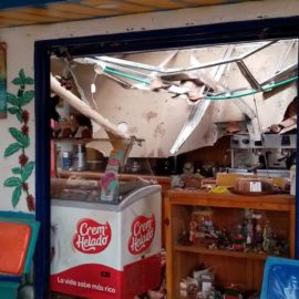Dos supermercados y techo de una tienda afectados: primeros reportes tras temblor