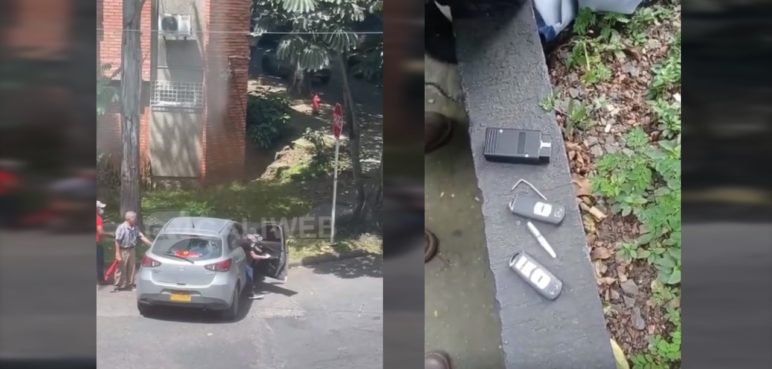 Hombre fue golpeado cuando carro que pretendía robar no arrancó