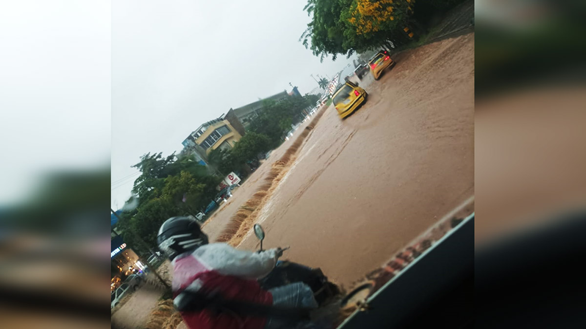 Inundaciones en el sur de Cali por fuertes lluvias: Av. Cañasgordas, la más afectada