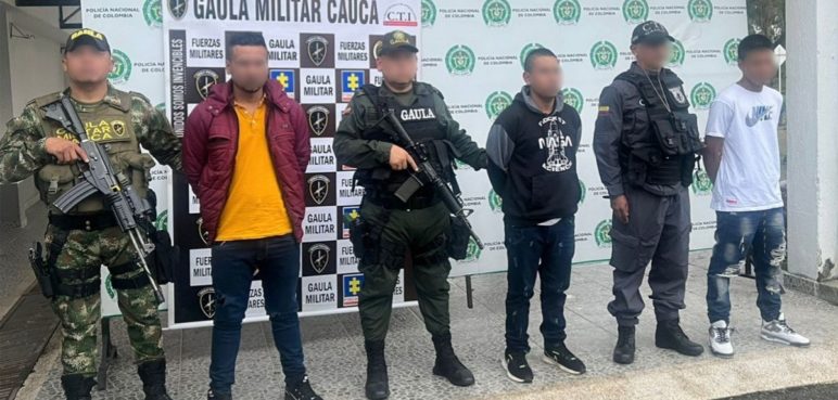 Judicializadas tres personas por extorsiones a comerciantes en Popayán