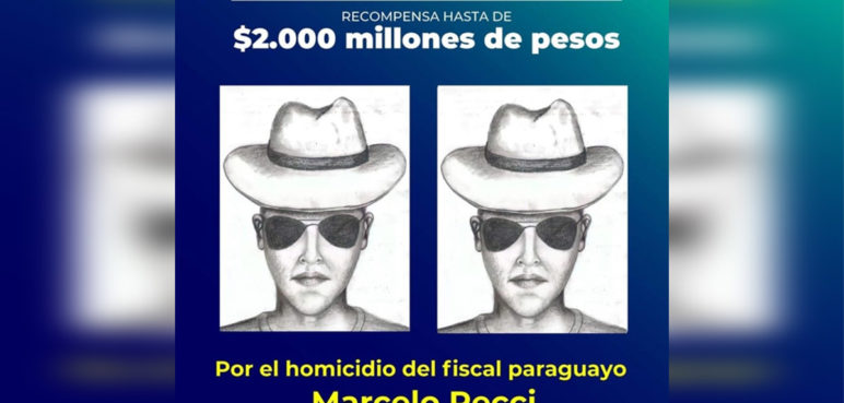 Retrato hablado y 2.000 millones de recompensa para dar con asesino de Fiscal