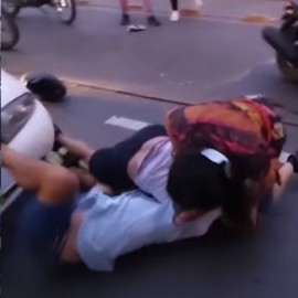 Video: motociclistas y ciclistas pelean en plena vía pública en el norte de Cali