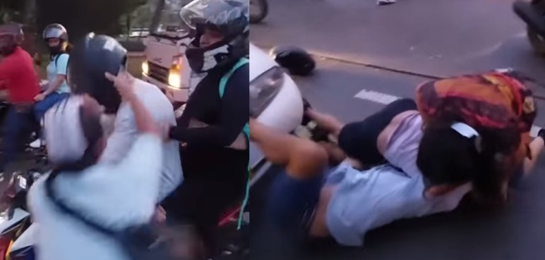 Video: motociclistas y ciclistas pelean en plena vía pública en el norte de Cali