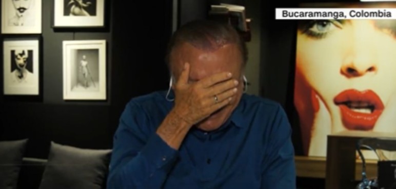 Rodolfo Hernández no pudo contener sus lágrimas en entrevista a CNN