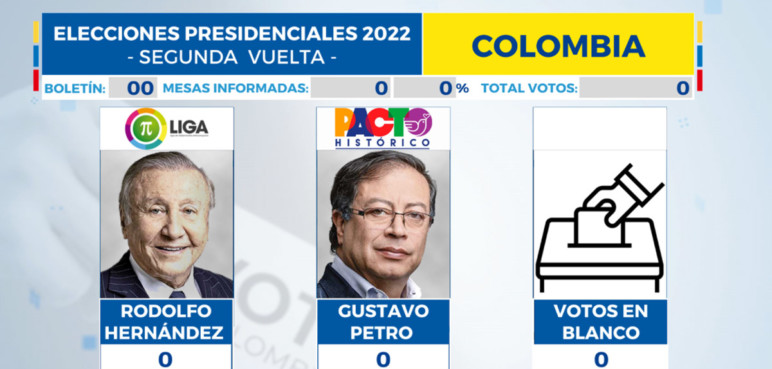 ¿A qué hora se conocerá quién será el próximo presidente de Colombia?