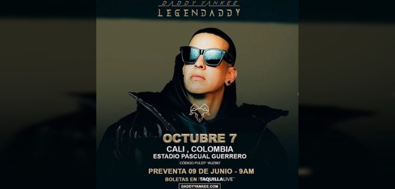 Daddy Yankee en Cali: Precios y fecha para el inicio de la venta de boletas