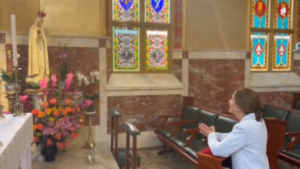 Ingrid Betancourt pide perdón a la Virgen por declaraciones de Rodolfo