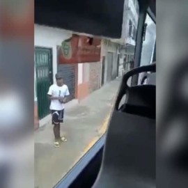 Joven atacó a piedra a bus del MÍO con pasajeros abordo