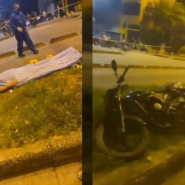 Un motociclista falleció tras estrellarse contra un poste en el centro de Cali