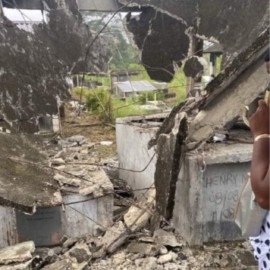 En video: Bóveda colapsó y 12 personas resultaron heridas en Chocó