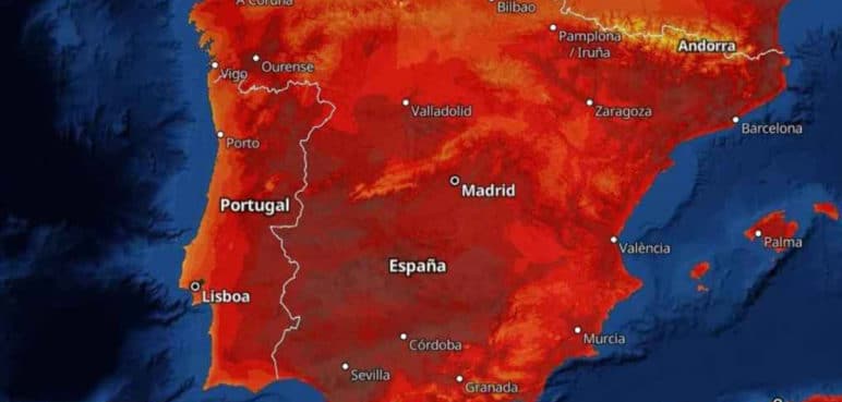 Ola de calor anormal en Europa durará hasta mediados de la próxima semana