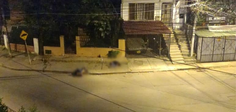Pareja de esposos fue asesinada mientras departían en vía del barrio Meléndez, Cali