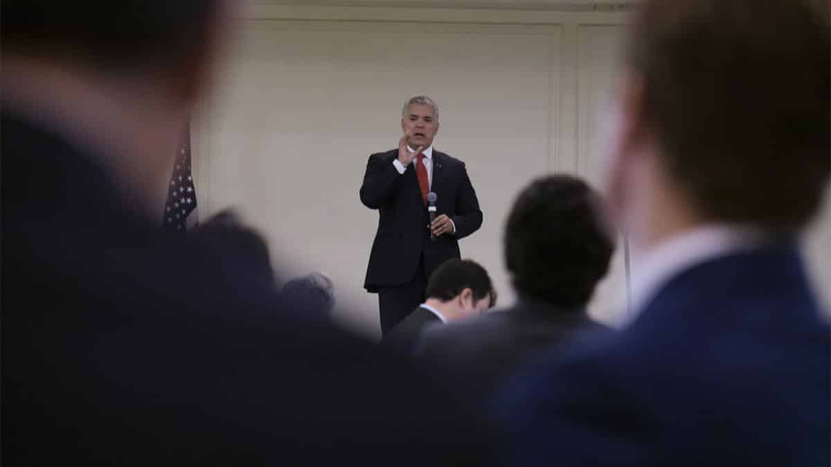Presidente Duque dijo se quedará en Colombia tras posesión de Petro