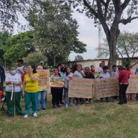 Protestas por traslado de la 'escombrera la 50' al barrio Pízamos, de Cali