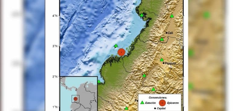 Temblor en el Pacífico: Sismo de 3.9 sacudió la región del Cauca y Nariño
