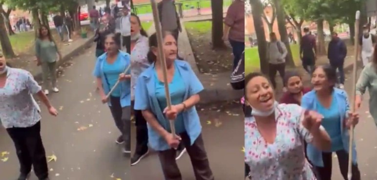 Video: Pareja gay fue agredida hasta con un palo en vía pública