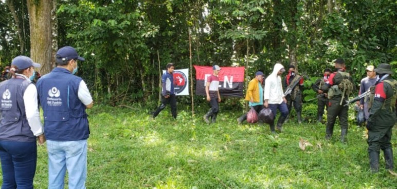El ELN liberó a nueve personas que tenía  secuestradas en Tame, Arauca