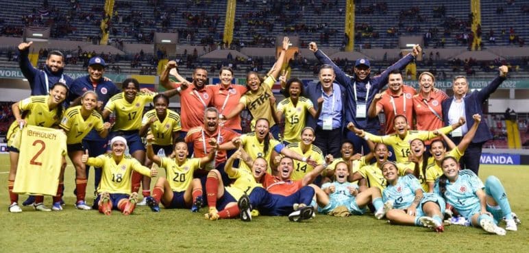 Emocionante clasificación de la Selección Colombia Femenina Sub20 a cuartos del mundial