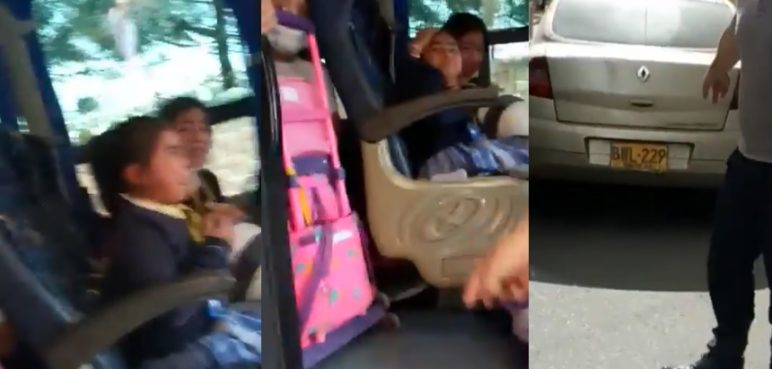 Hombre disparó contra un bus escolar que transportaba más de 20 niñas