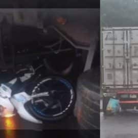 Mujer murió tras impactar contra camión: semáforo estaba dañado y reportado