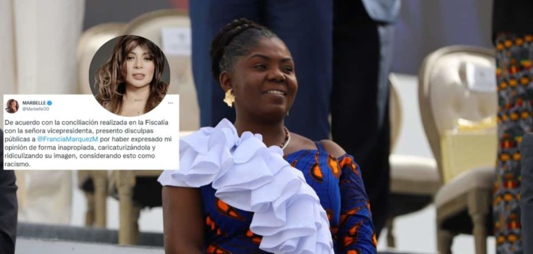 "Rechazo el racismo y no lo acepto" : Marbelle se disculpó con Francia Márquez