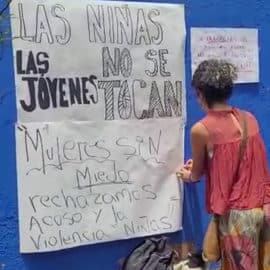 Siguen protestas en Colegio Rafael Navia Varón por presuntos casos de acoso sexual