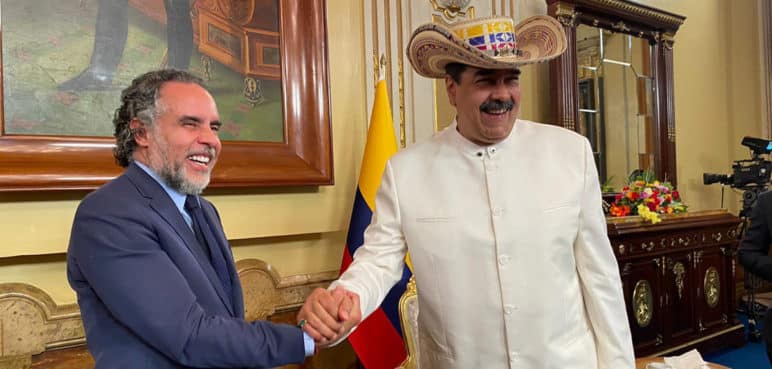 Tres años después, Maduro recibe al embajador de Colombia en Venezuela