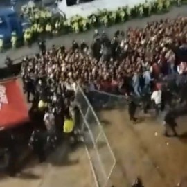 Video: Hinchas furiosos tras goleada al Deportivo Cali en Palmaseca