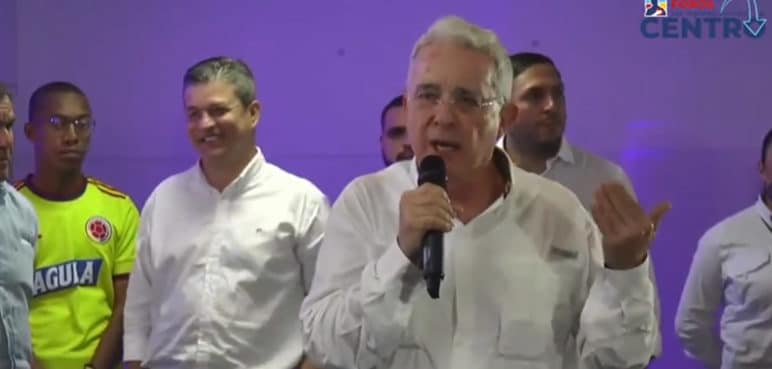 Álvaro Uribe aseguró que protestas del 2021 se financiaron con narcotráfico