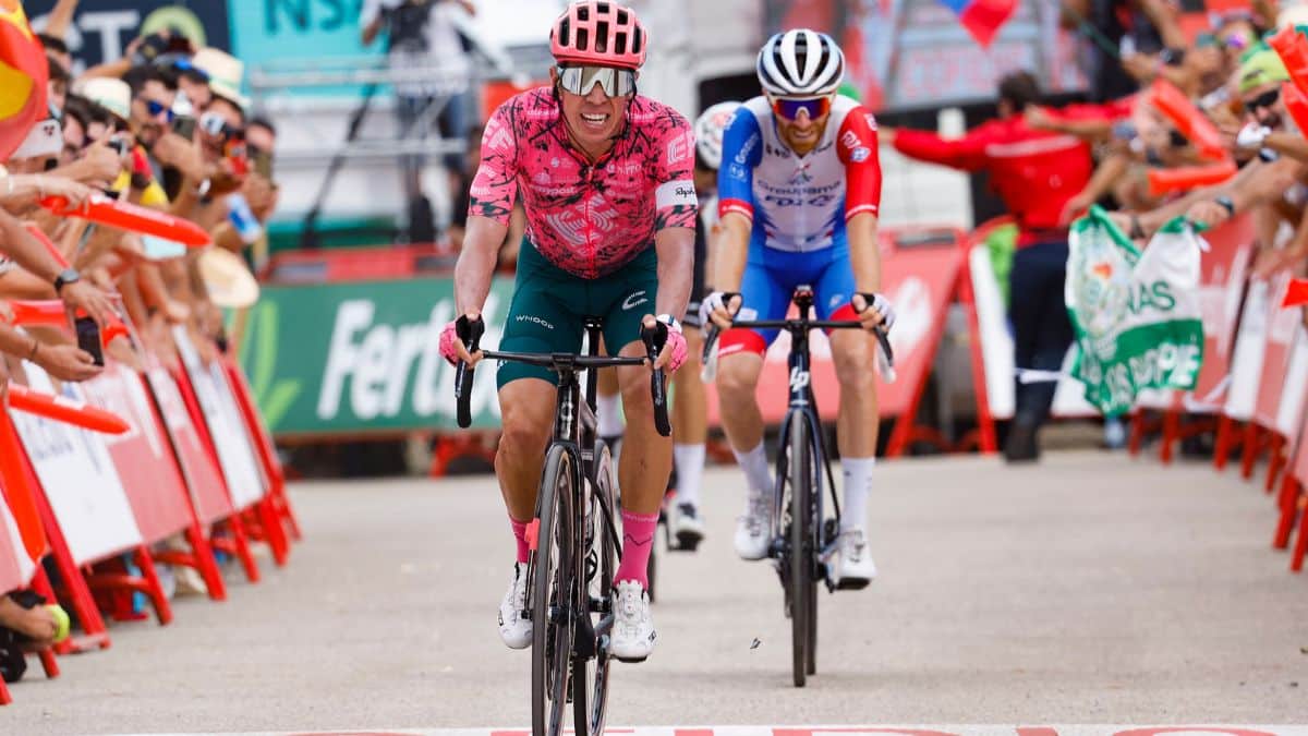 Gran triunfo de etapa de Rigoberto Urán en la Vuelta a España