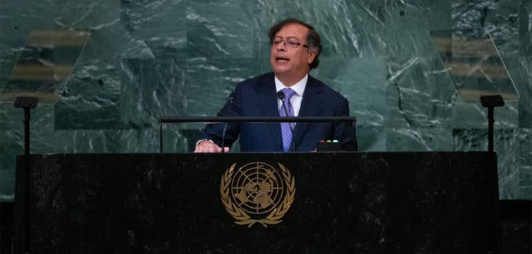Gustavo Petro ante la ONU: "la guerra contra las drogas ha fracasado"