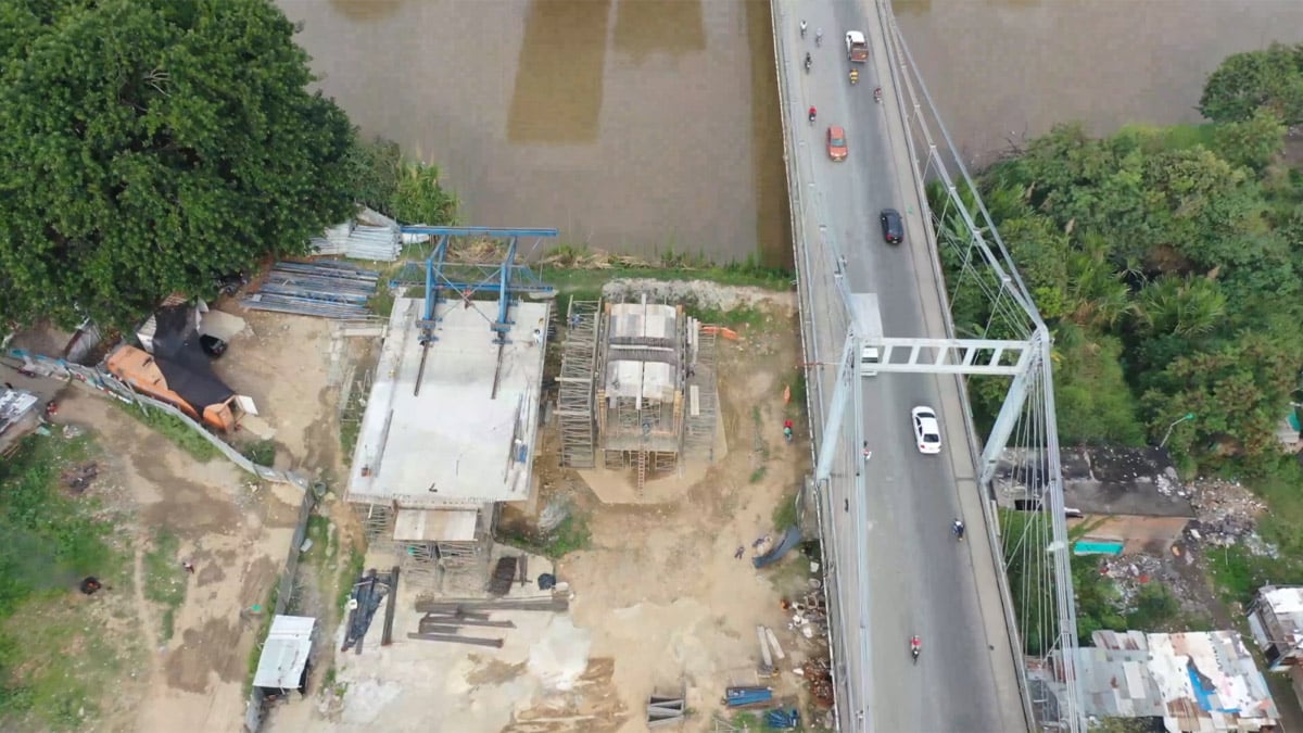 Junio 23, la nueva fecha para la entrega de obras del Puente de Juanchito
