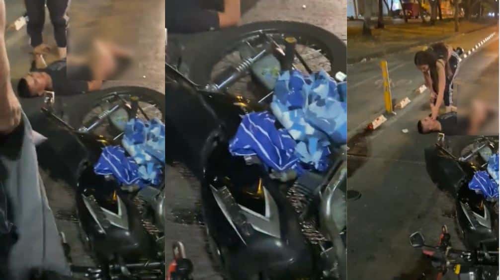 Video: Fuerte accidente de tránsito involucró 3 carros y una moto en Cali