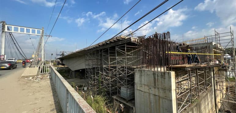 ¿Qué está pasando con la obra del puente de Juanchito?