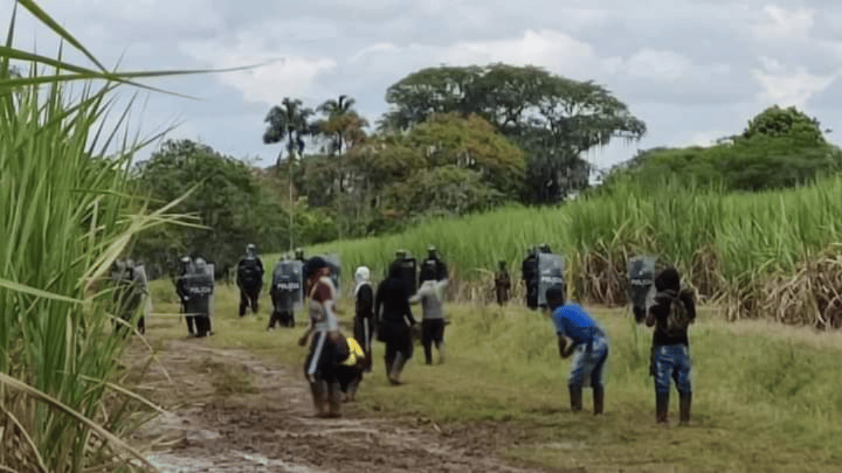Indígenas intentaron invadir un terreno en Miranda: Un trabajador resultó herido