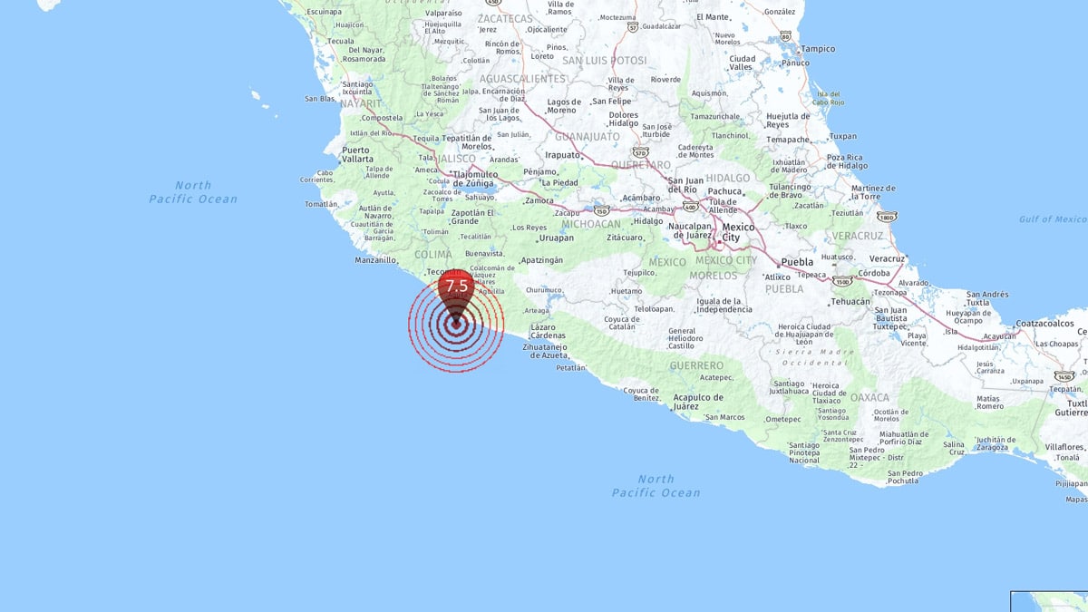 Centro de alerta de tsunami advierte olas de 1 a 3 metros en costa de México
