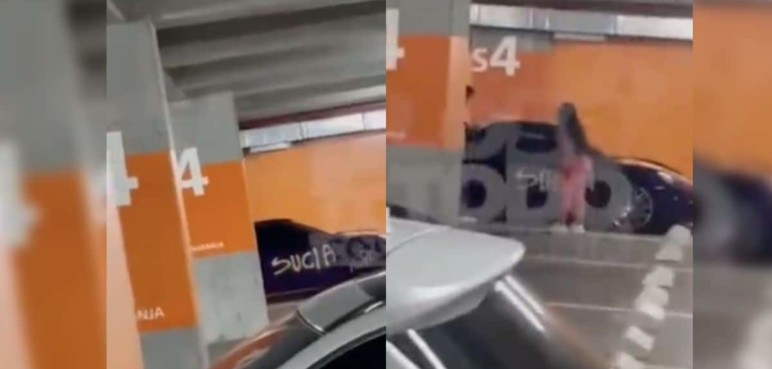 Vandalizaron vehículo de la Dj Marcela Reyes dentro de centro comercial