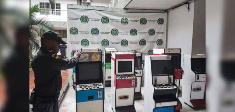 Autoridades incautaron máquinas de juegos de azar en el centro de Cali