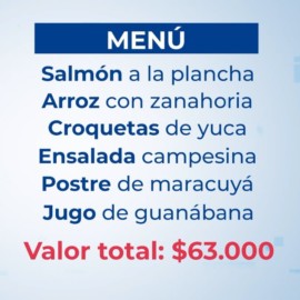 Menú con salmón a .000: polémica por costo de comida para policías