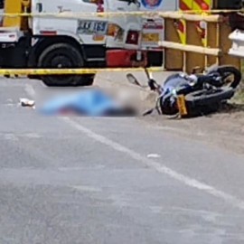 Motociclista perdió la vida en la vía que de Cali conduce a Yumbo