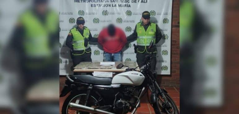 Autoridades capturaron a hombre que portaba 3250 gramos de marihuana