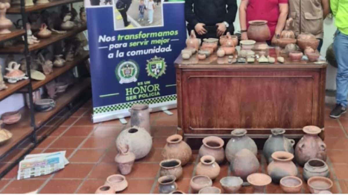 Autoridades incautan 77 piezas arqueológicas en un almacén de Cali