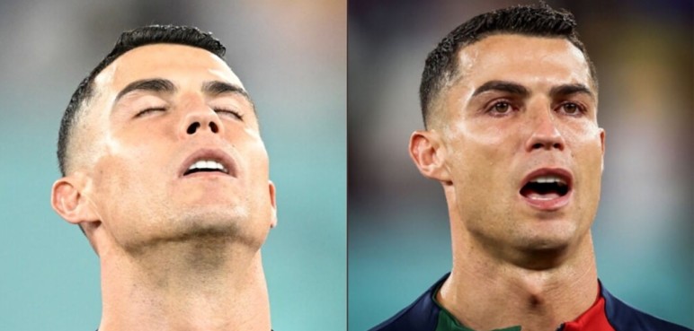 Conmovedor momento: Cristiano Ronaldo lloró al escuchar el himno de Portugal