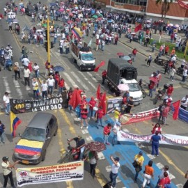 En total tranquilidad transcurrieron las marchas a favor del gobierno de Petro