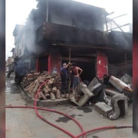 Se registró incendio en vivienda en el barrio Manuela Beltrán